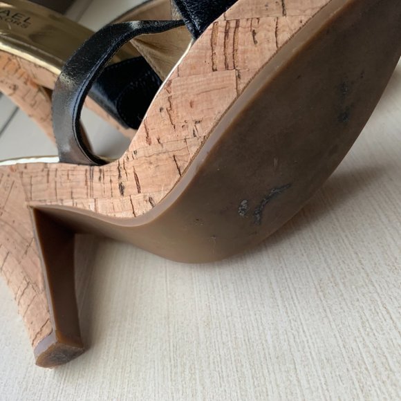 Michael Kors Cork Heels Sandals - Picture 6 of 6